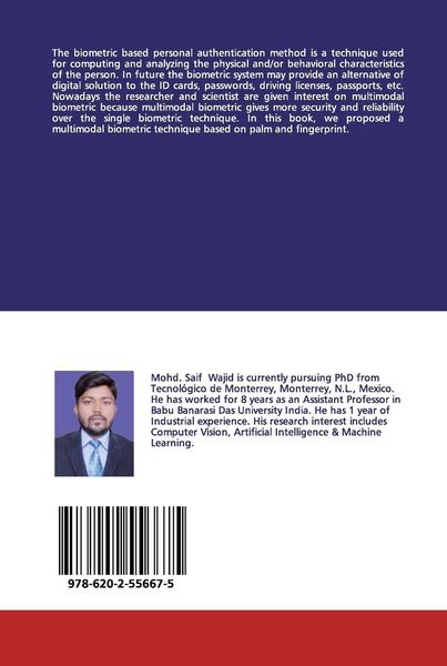 Produktbild: Multimodal Biometric Authentication System Using Palm & Fingerprint