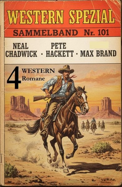 Produktbild: 4 Western Spezial Sammelband Nr. 101 - 4 Western Romane