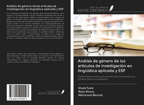 Produktbild: An&aacute;lisis de g&eacute;nero de los art&iacute;culos de investigaci&oacute;n en ling&uuml;&iacute;stica aplicada y ESP