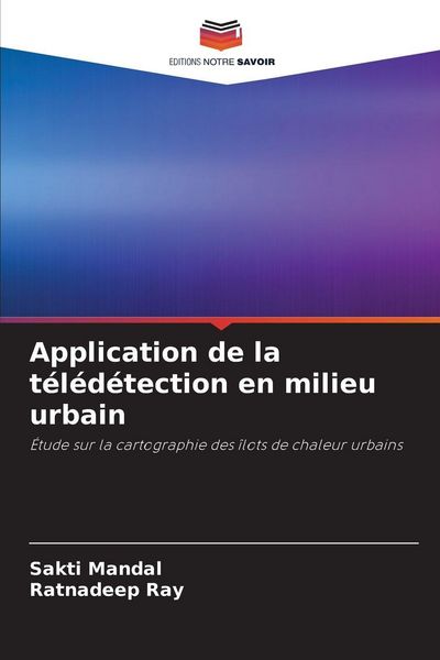 Produktbild: Application de la t&eacute;l&eacute;d&eacute;tection en milieu urbain