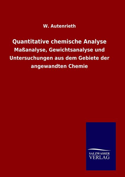 Produktbild: Quantitative chemische Analyse