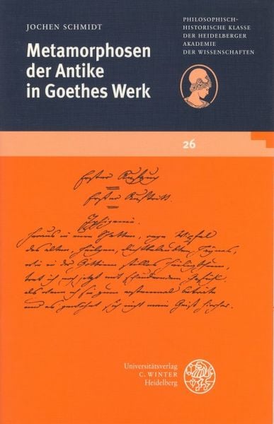 Produktbild: Metamorphosen der Antike in Goethes Werk