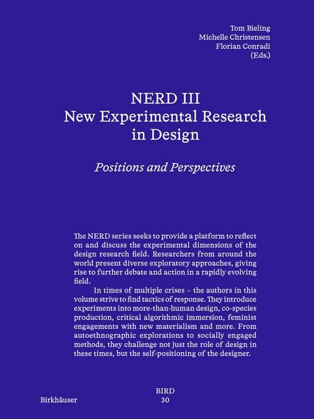 Produktbild: NERD III - New Experimental Research in Design