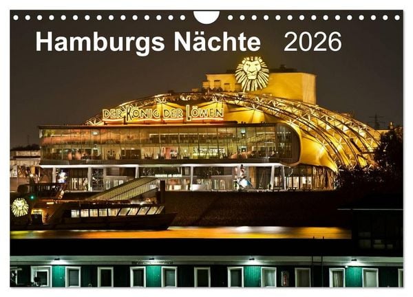 Produktbild: Hamburgs N&auml;chte (Wandkalender 2026 DIN A4 quer), CALVENDO Monatskalender
