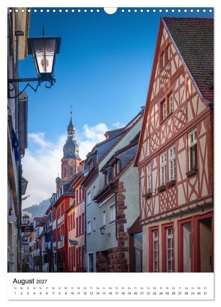 Produktbild: Heidelberg - Deutschlands romantisches Highlight (Wandkalender 2027 DIN A3 hoch), CALVENDO Monatskalender