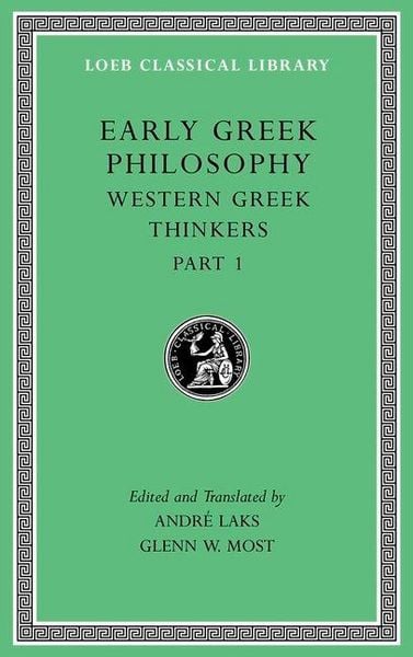 Produktbild: Early Greek Philosophy, Volume IV - Western Greek Thinkers, Part 1 L527