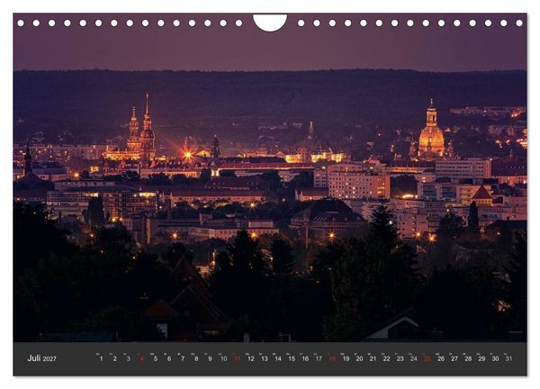 Produktbild: Barockstadt Dresden (Wandkalender 2027 DIN A4 quer), CALVENDO Monatskalender