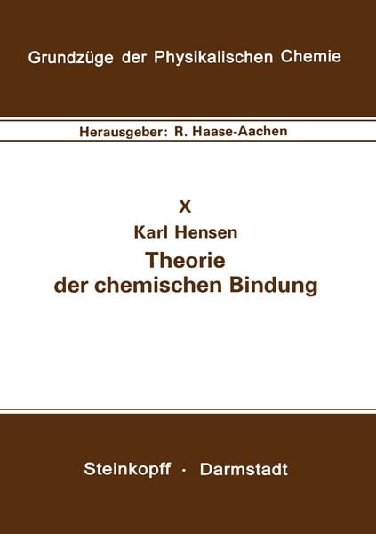 Produktbild: Theorie der chemischen Bindung