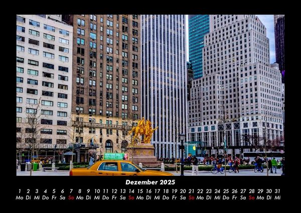Produktbild: New York 2025 Fotokalender DIN A3