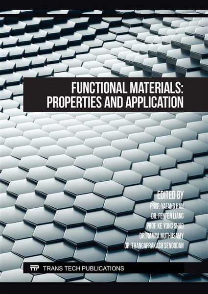 Produktbild: Functional Materials: Properties and Application