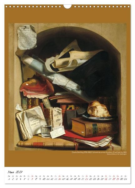 Produktbild: Trompe-l'&oelig;il - Die Kunst der Illusion. Kunstkalender (Wandkalender 2027 DIN A3 hoch), CALVENDO Monatskalender