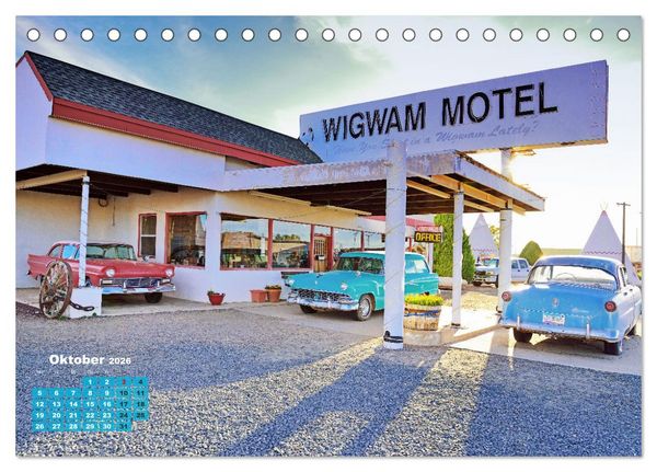 Produktbild: Historic Route 66 - National Scenic Byway (Tischkalender 2026 DIN A5 quer), CALVENDO Monatskalender