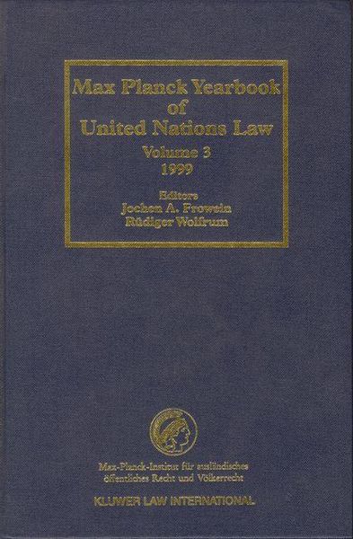 Produktbild: Max Planck Yearbook of United Nations Law