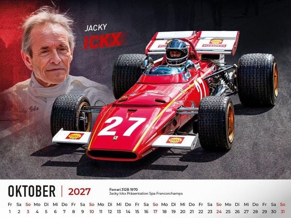 Produktbild: Ferrari Legenden in der Formel 1 Kalender 2027