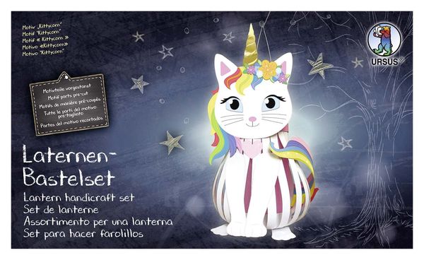 Produktbild: URSUS Laternenzeit Laternen-Bastelset Kittycorn