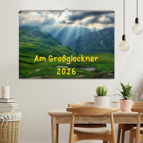 Produktbild: Am Gro&szlig;glockner (Wandkalender 2026 DIN A2 quer), CALVENDO Monatskalender