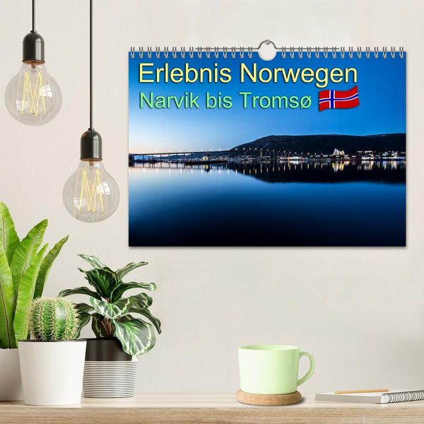 Produktbild: Erlebnis Norwegen: Narvik bis Troms&oslash; (Wandkalender 2026 DIN A4 quer), CALVENDO Monatskalender