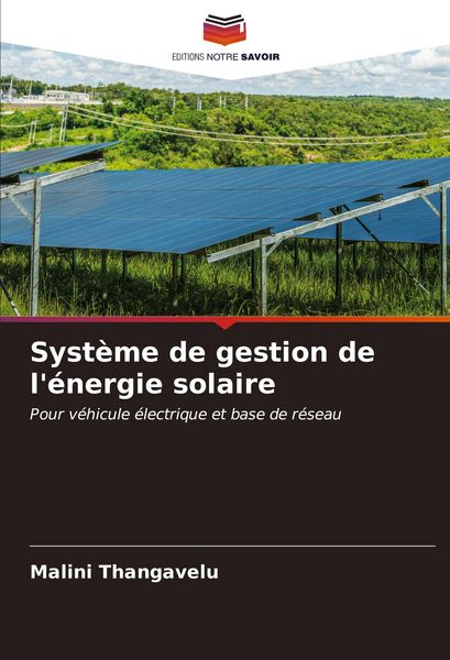 Produktbild: Syst&egrave;me de gestion de l'&eacute;nergie solaire