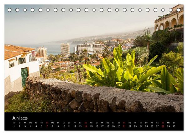 Produktbild: Teneriffa - Insel des ewigen Fr&uuml;hlings (Tischkalender 2026 DIN A5 quer), CALVENDO Monatskalender
