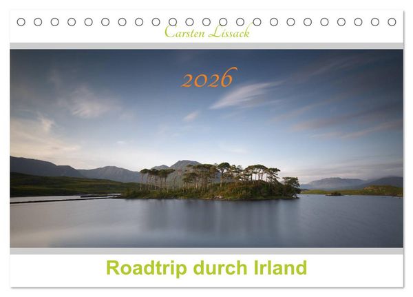 Roadtrip durch Irland (Tischkalender 2026 DIN A5 quer), CALVENDO Monatskalender
