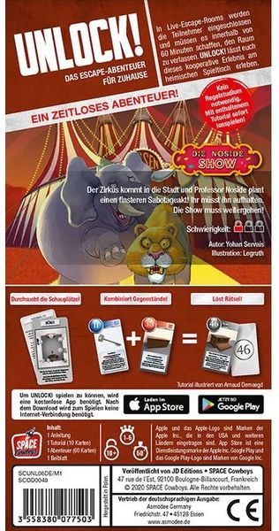 Produktbild: Unlock! - Die Noside-Show (Einzelsz.) Box6A (Spiel)