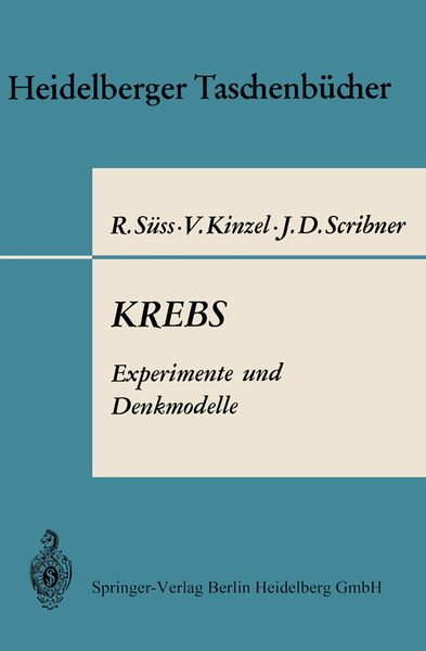 Produktbild: KREBS Experimente und Denkmodelle
