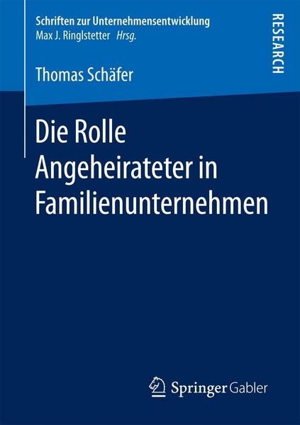 Produktbild: Die Rolle Angeheirateter in Familienunternehmen