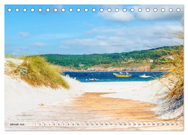 Produktbild: Nordspanien Galicien (Tischkalender 2026 DIN A5 quer), CALVENDO Monatskalender