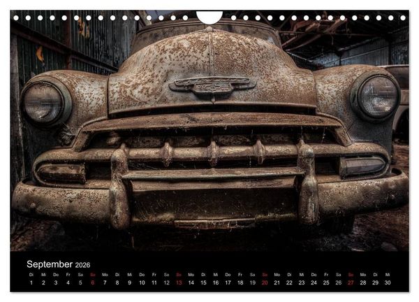 Produktbild: Faszination Oldtimer und Autolegenden (Wandkalender 2026 DIN A4 quer), CALVENDO Monatskalender