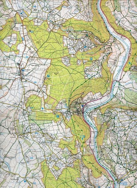 Produktbild: AA Publishing: Wye Valley and The Forest of Dean