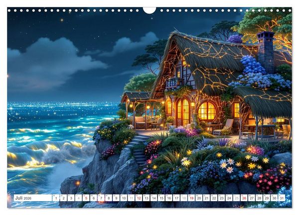 Produktbild: Futuristisches Landleben (Wandkalender 2026 DIN A3 quer), CALVENDO Monatskalender