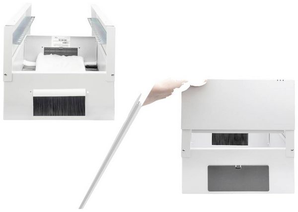 Produktbild: Digitus DN-49100 10 Zoll Wandgeh&auml;use 6 HE Grau, Grau (Metallgeh&auml;use), Grau (RAL 7035)