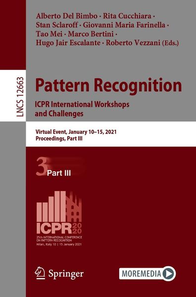 Produktbild: Pattern Recognition. ICPR International Workshops and Challenges