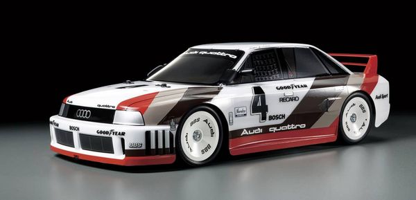 Produktbild: Tamiya 51751-000 1:10 Karosserie Audi 90 quattro Racing Unlackiert