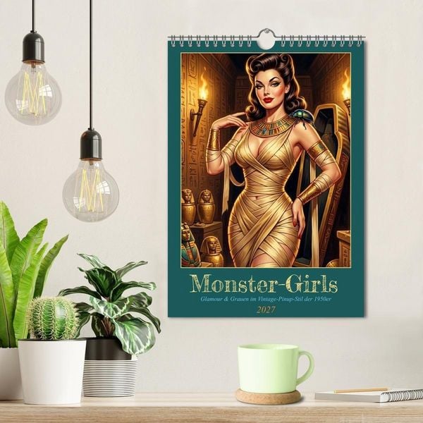 Produktbild: Monster-Girls (Wandkalender 2027 DIN A4 hoch), CALVENDO Monatskalender