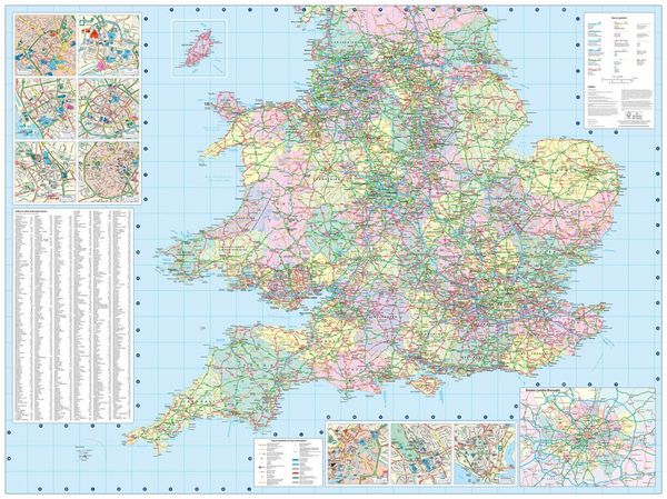 Produktbild: Collins Road Map of Britain 2027 (Folded Map)