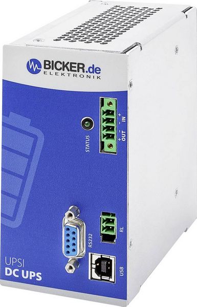 Produktbild: Bicker Elektronik UPSI-2406DP1 UPSI-2406DP1 Industrielle USV-Anlage (DIN Rail)