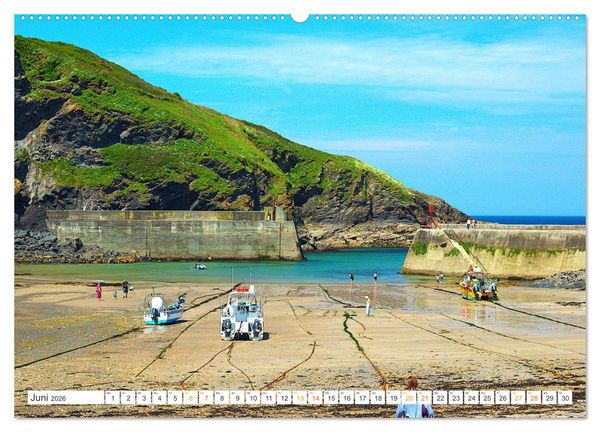 Produktbild: Port Isaac, Heimat der Fishermen`s Friends (Wandkalender 2026 DIN A2 quer), CALVENDO Monatskalender