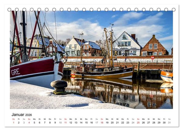 Produktbild: Ostfriesland - Tour (Tischkalender 2026 DIN A5 quer), CALVENDO Monatskalender