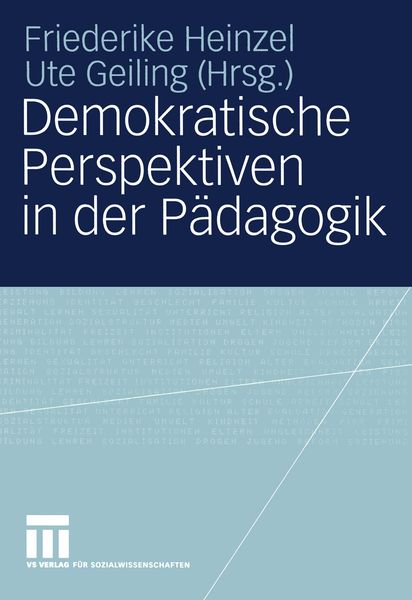 Produktbild: Demokratische Perspektiven in der P&auml;dagogik
