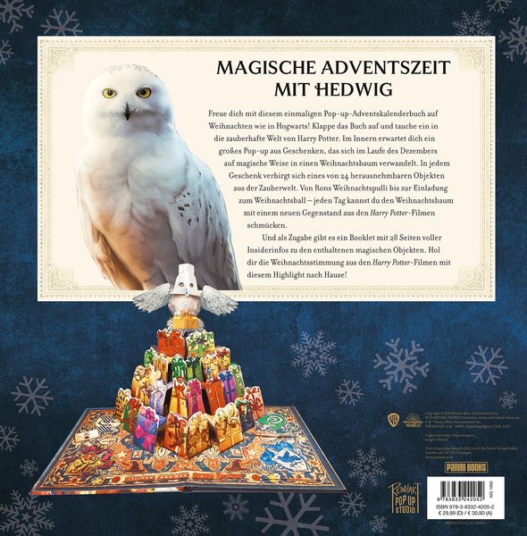 Produktbild: Aus den Filmen zu Harry Potter: Hedwig - ein magischer Pop-up Adventskalender