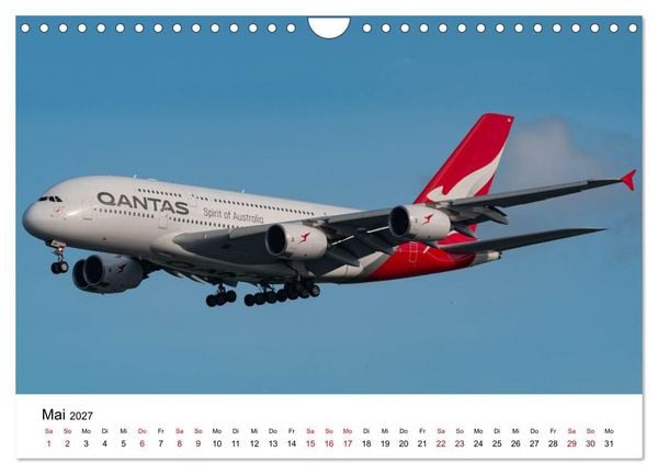 Produktbild: Airbus A380 - K&ouml;nig der L&uuml;fte (Wandkalender 2027 DIN A4 quer), CALVENDO Monatskalender