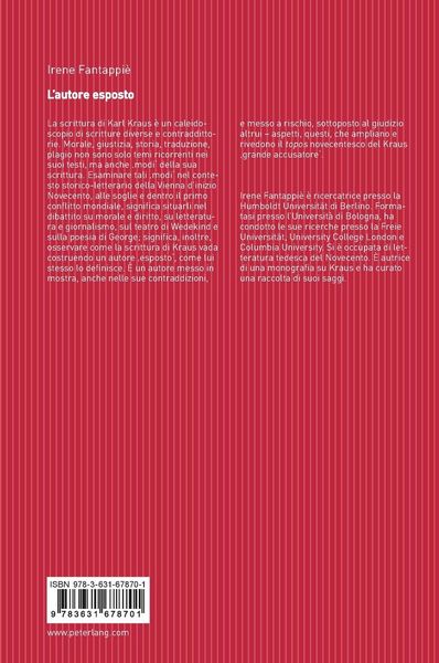 Produktbild: L&rsquo;autore esposto