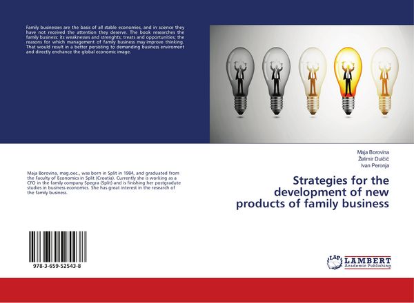 Produktbild: Strategies for the development of new products of family business