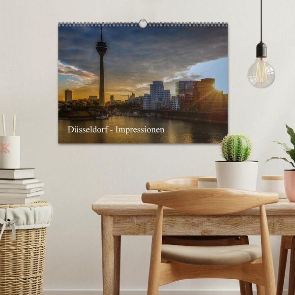 Produktbild: D&uuml;sseldorf - Impressionen (Wandkalender 2026 DIN A3 quer), CALVENDO Monatskalender