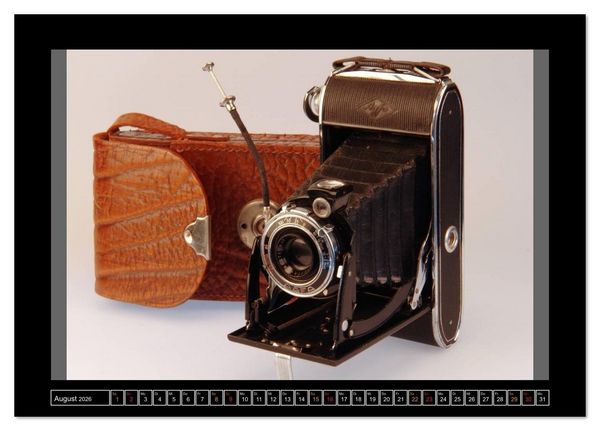 Produktbild: AGFA KAMERA OLDIES Klassische Kameras von 1926 - 1974 (Tischkalender 2026 DIN A5 quer), CALVENDO Monatskalender