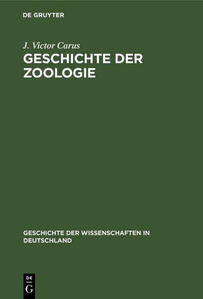Produktbild: Geschichte der Zoologie