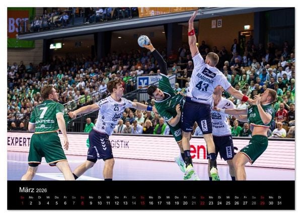 Produktbild: Kalender - HSG Wetzlar Handball Bundesliga Saison 2025/2026 (Wandkalender 2026 DIN A4 quer), CALVENDO Monatskalender