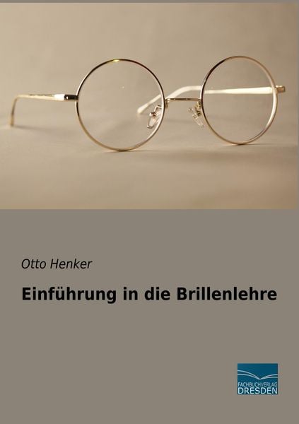 Produktbild: Einf&uuml;hrung in die Brillenlehre