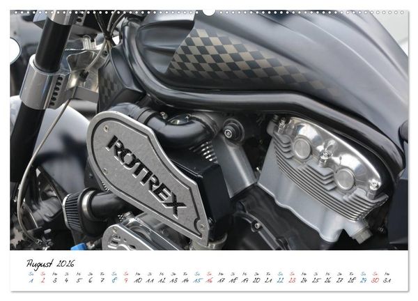 Produktbild: Harley Davidson - Details einer Legende (hochwertiger Premium Wandkalender 2026 DIN A2 quer), Kunstdruck in Hochglanz